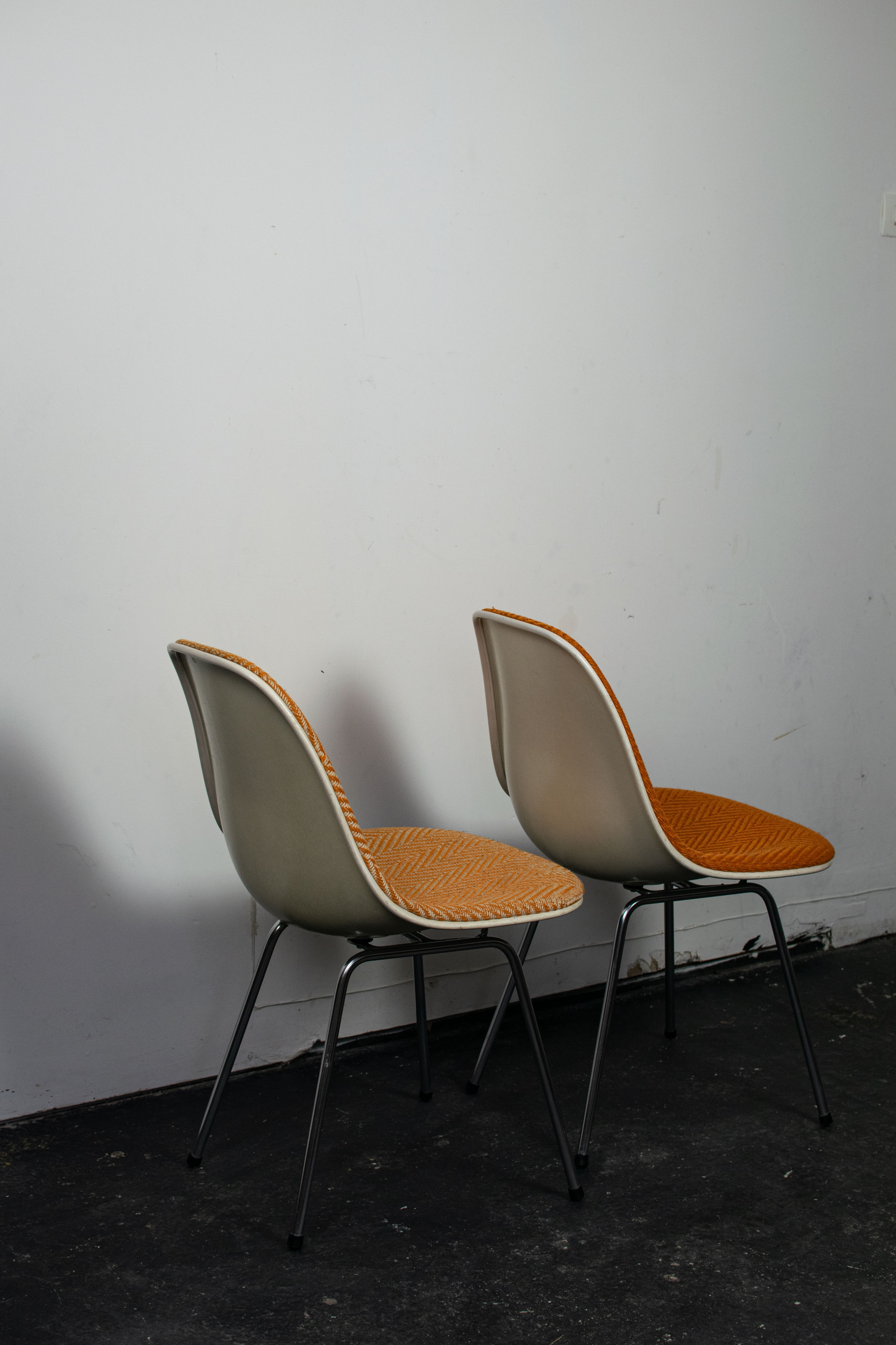 Paire de chaises DSX par Eames pour Herman Miller, 1960