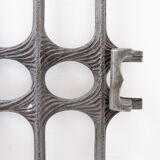 Brutalist cast aluminum door panel in the style of Paul Evans, 1960s