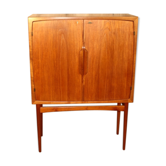 Bar vintage scandinave en teck modèle “Bacchus” par Torbjorn Afdal pour Mellemstrands Mobelfabrik, années 1960