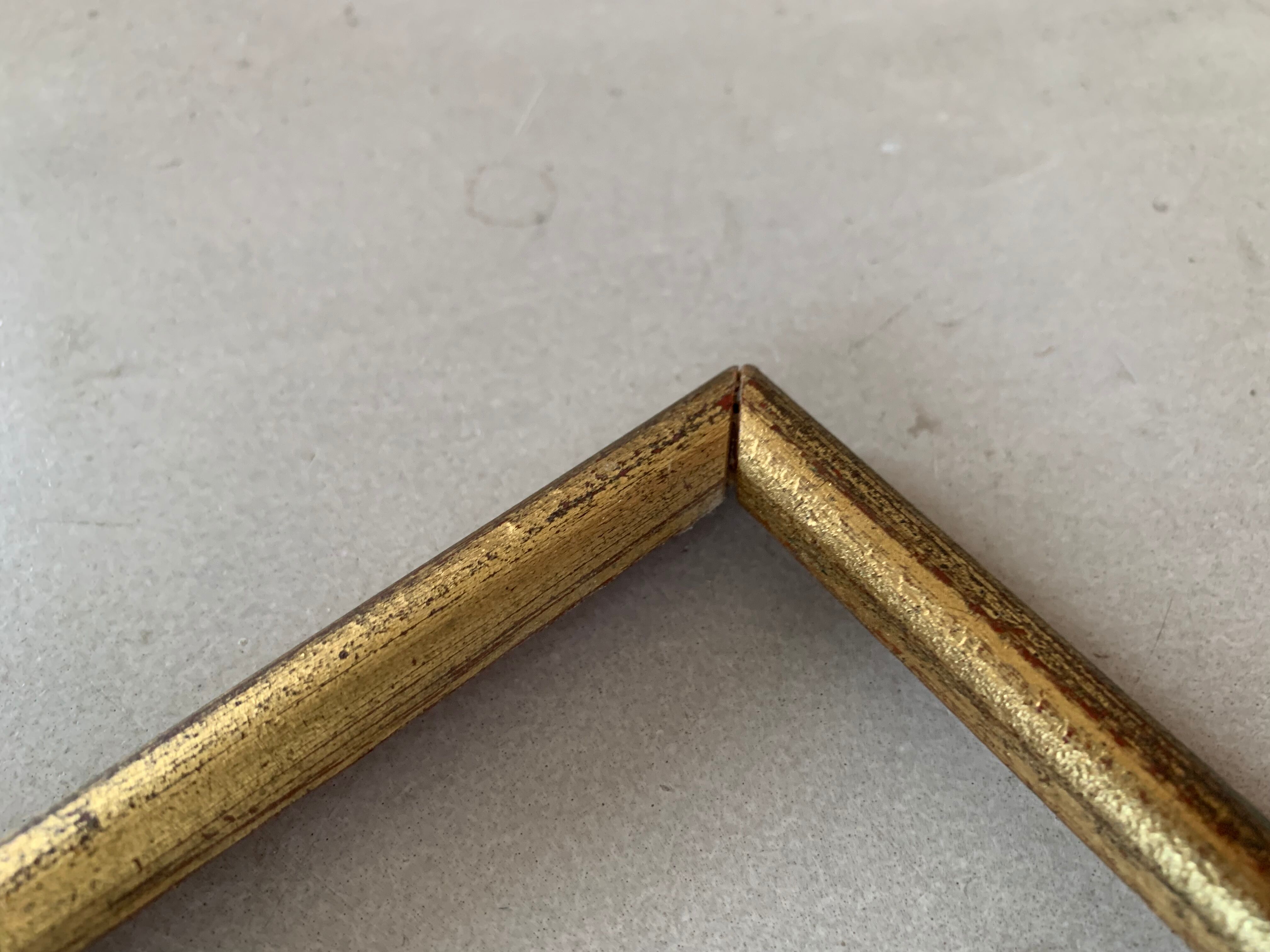 Golden frame 19x25cm