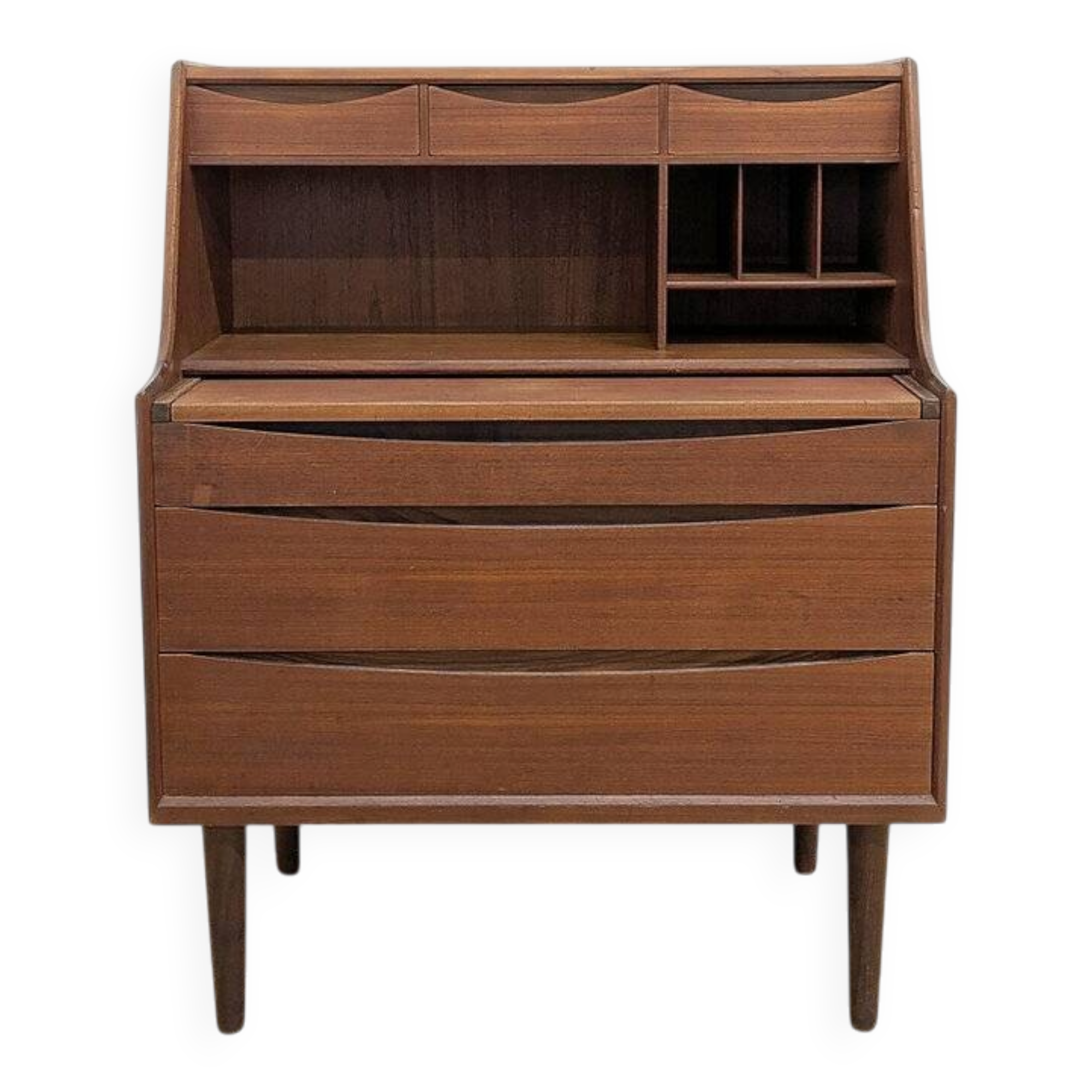 Danish secretary hairdresser Arne Vodder for Olholm in teak.