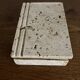 Travertine trinket box, Cerri Nestore, Italian work, 1970