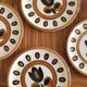 Set of 4 Kimono Boch plates