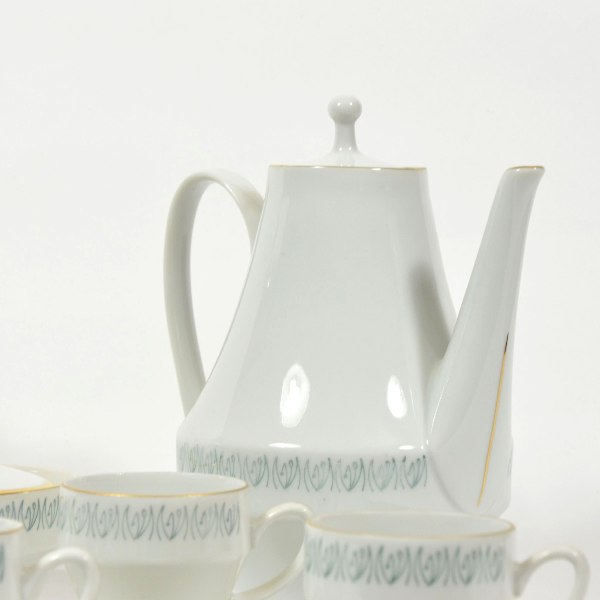 Bohême porcelaine coffee set, 1970s