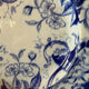 Plate Creil and Montereau in ironstone, Flora model.