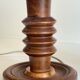 Pair of vintage wooden lamps