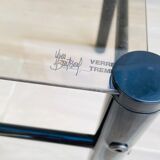 Vintage coffee table signed Yves Boutboul