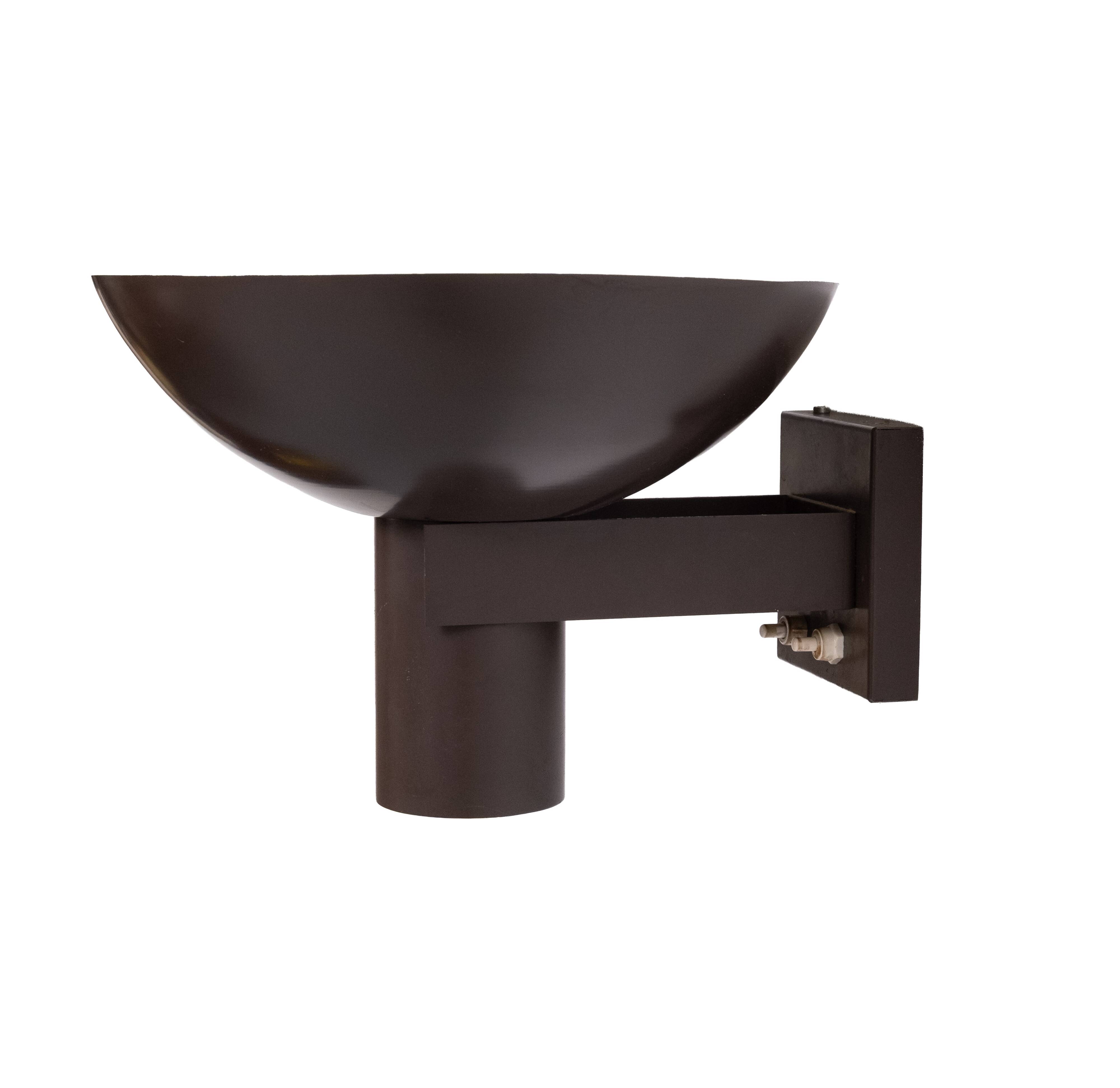 Pair philips nd60d diablo wall lamps 1960s holland