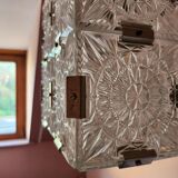 Lustre en verre des années c. 1970