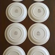 8 flat plates W.H. Grindley "Pinewood"