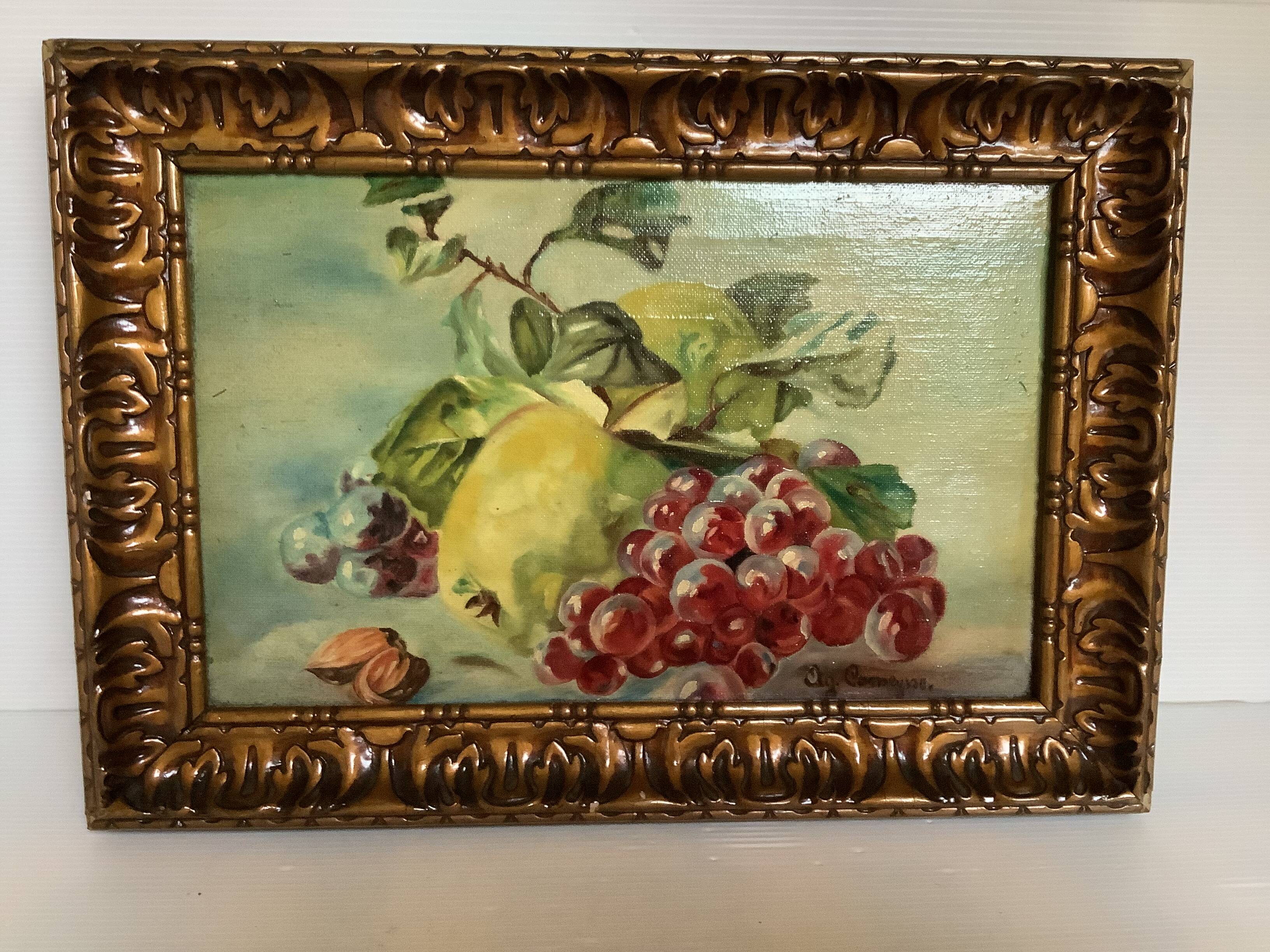 Tableau nature morte huile sur toile