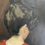 Painting, portrait from behind