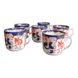 Antique Adderley & Co Lisbon pattern bon china set of 6 tea cups