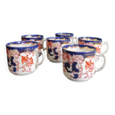 Antique Adderley & Co Lisbon pattern bon china set of 6 tea cups
