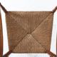 Antique French Wooden Armchair with Cane Seat, 1890s
