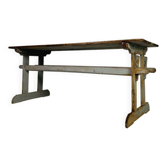 68 x 194 cm removable dining table, 1930s