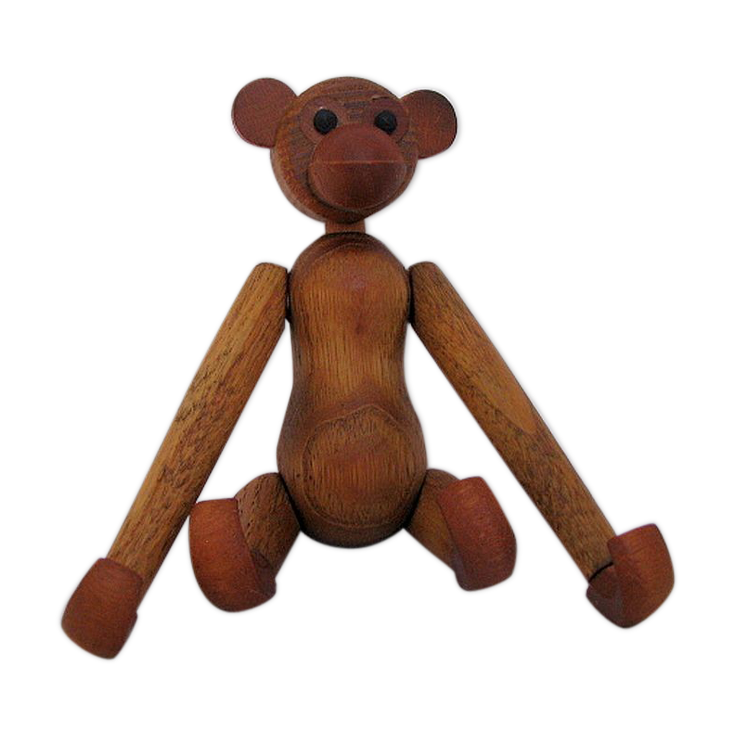 Teak monkey figurine Denmark 1970. no 2