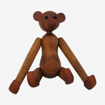 Teak monkey figurine Denmark 1970. no 2