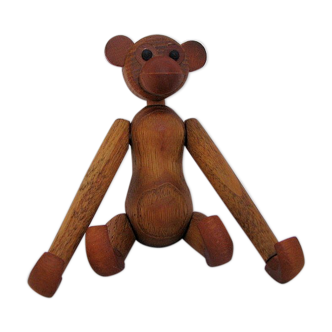 Figurine de singe en teck Danemark 1970