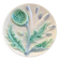 Plate of adparagus artichoke in barbotine