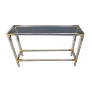 Table console en laiton