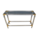Brass and lucite console table, 1970s