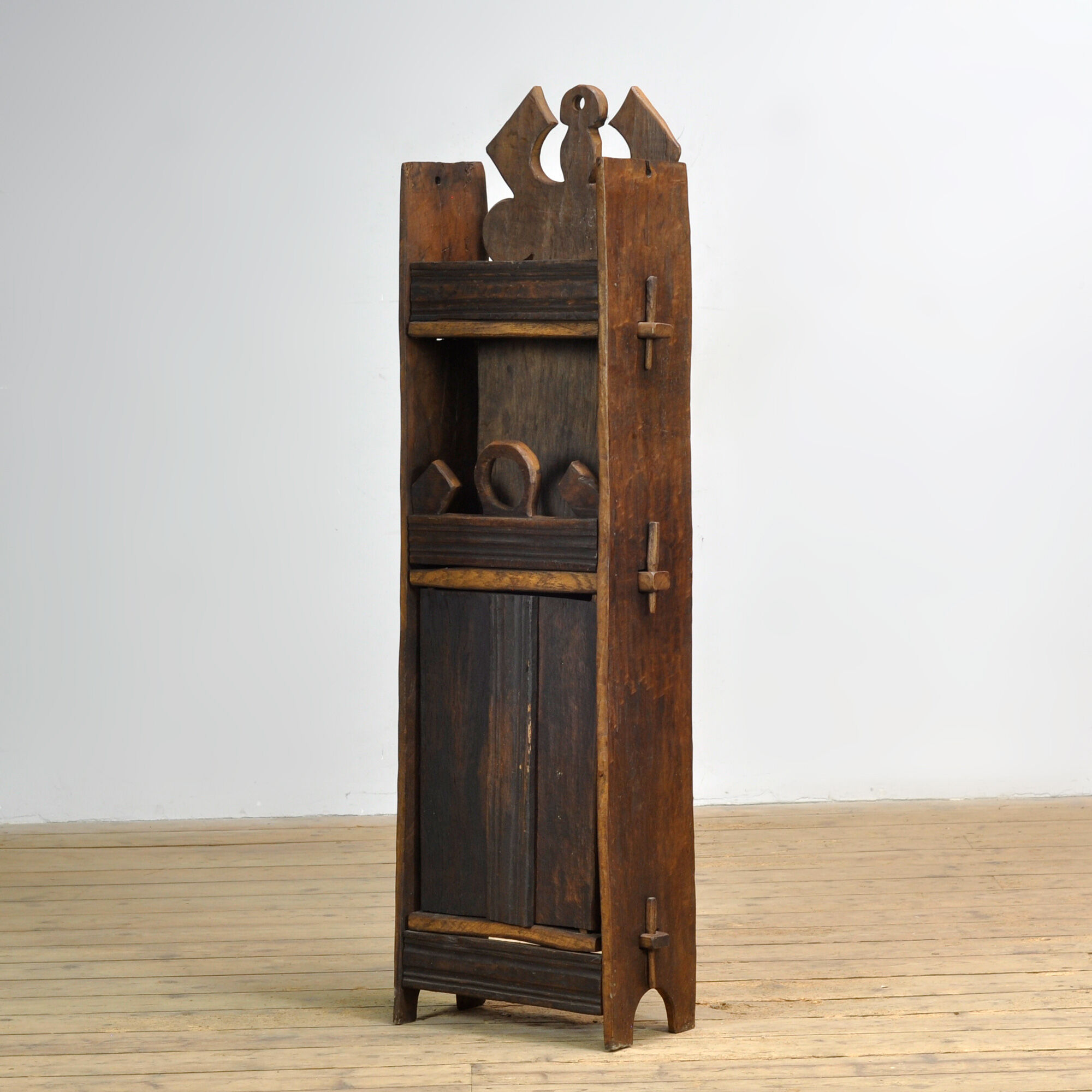 Romanian folk art cabinet, circa 1950