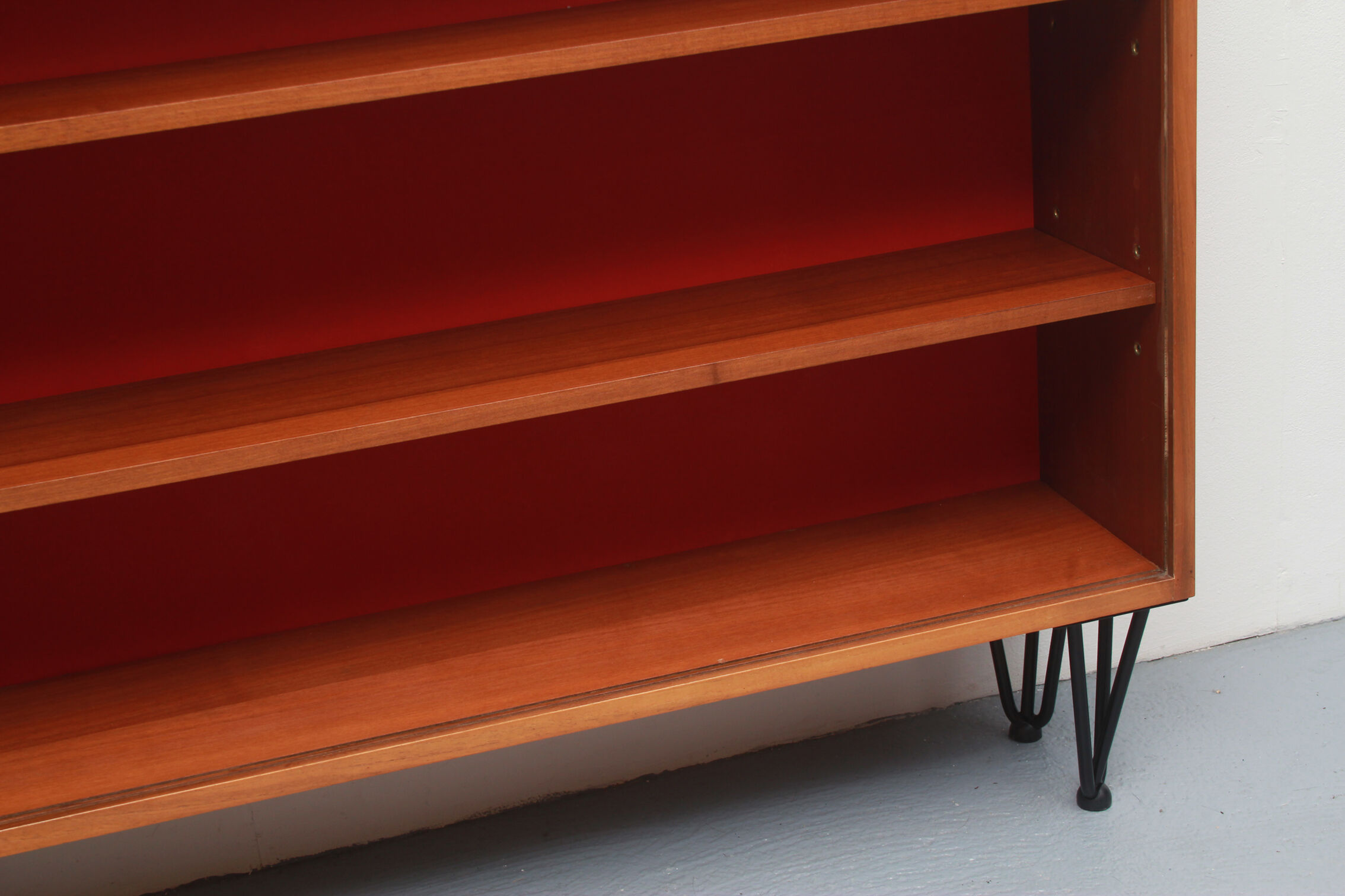 1960s book shelf in walnut