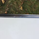 White vintage formica table 60s