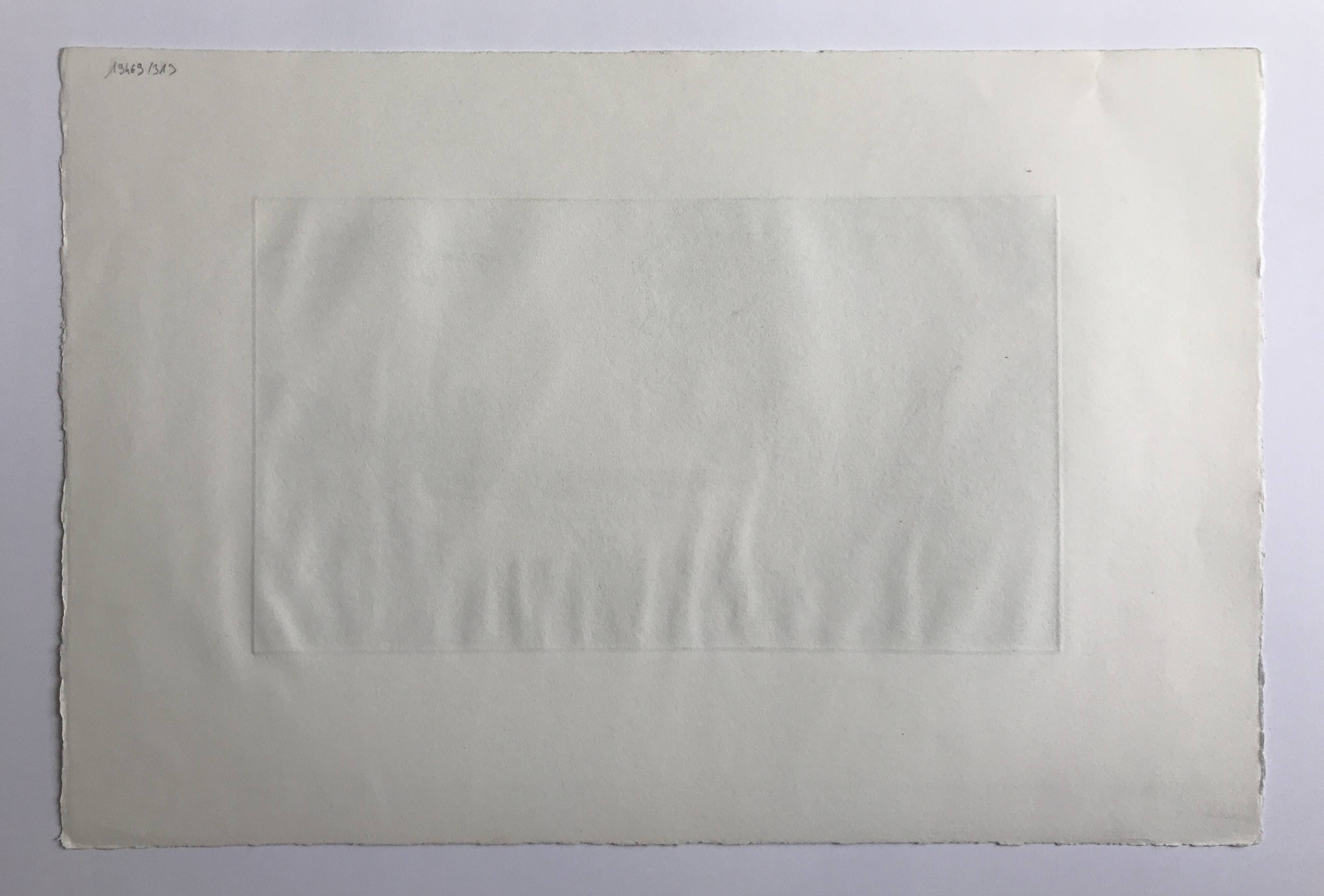 Etienne LODÉHO, Landscape with figure, 1988. Aquatint signed in pencil