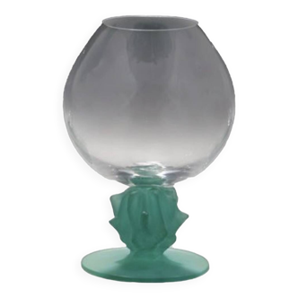 Daum cognac glass