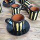 Coffee service in ceramic Bulgaria 70s
