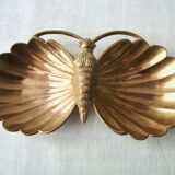 Brass butterfly trinket bowl