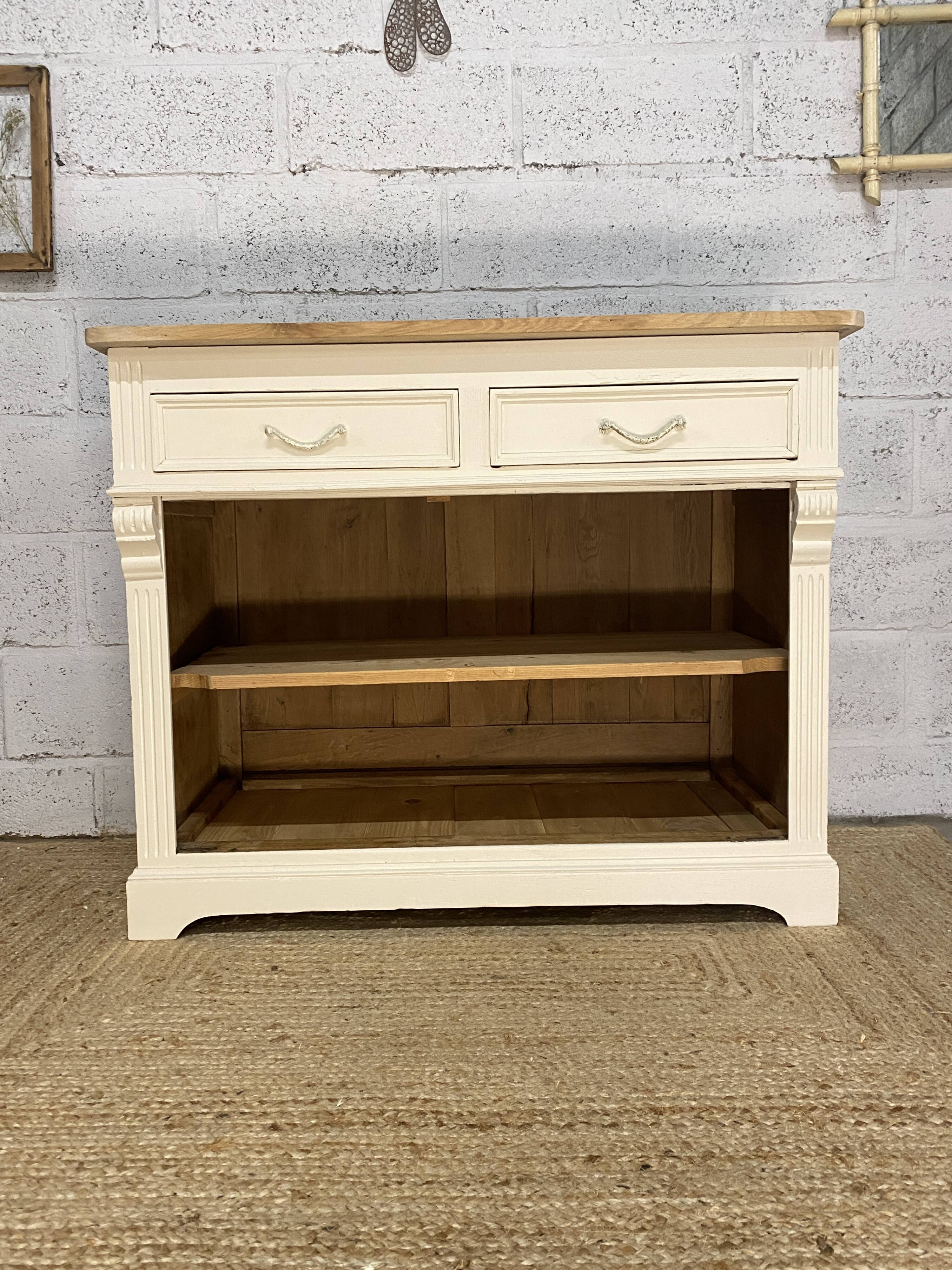 Renovated buffet oak top