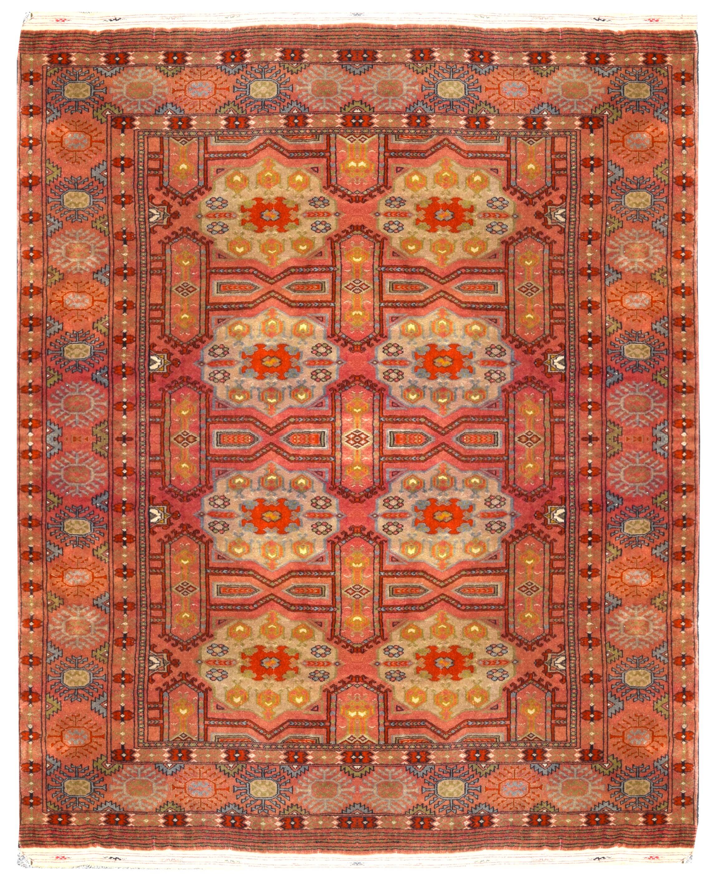 Karakalpak Oriental Rug (Uzbekistan) Early 20th Century: 2.70 X 1.85 M