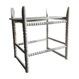 Old wooden sofa-bedside tip turned