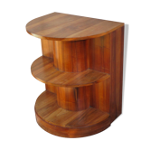 Art deco shelf walnut