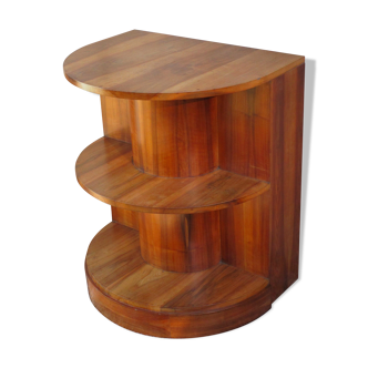 Étagère art deco en noyer