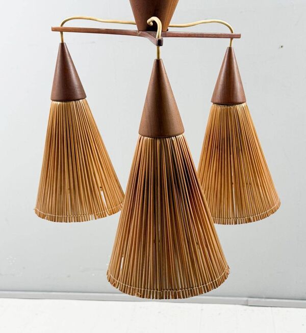 IB Fabiansen pour Fog & Mørup, grand plafonnier/suspension, années 1960, Danemark.