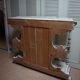 Italian hand-painted Console Table with Mirror and floral painting