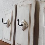 Shabby chic triptych hanger.