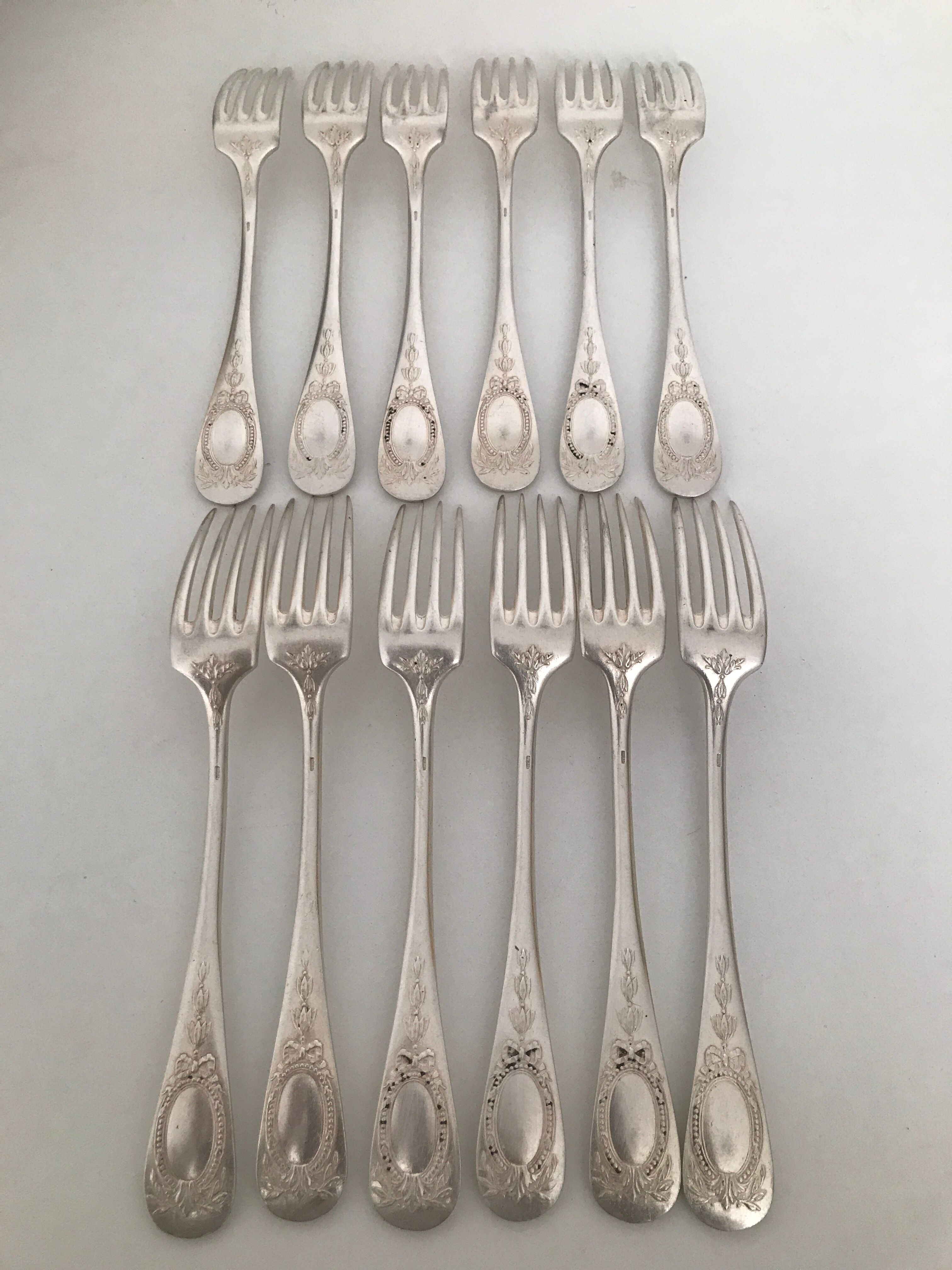 Housewife silver metal vintage punch