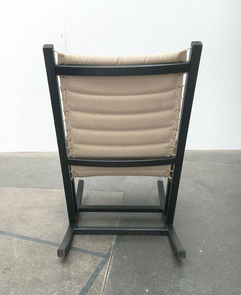 Mid-century German minimalist Safari rocking chair by Casala, 1960s.