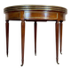 Louis XVI Style Mahogany Half Moon Table, 19th Century