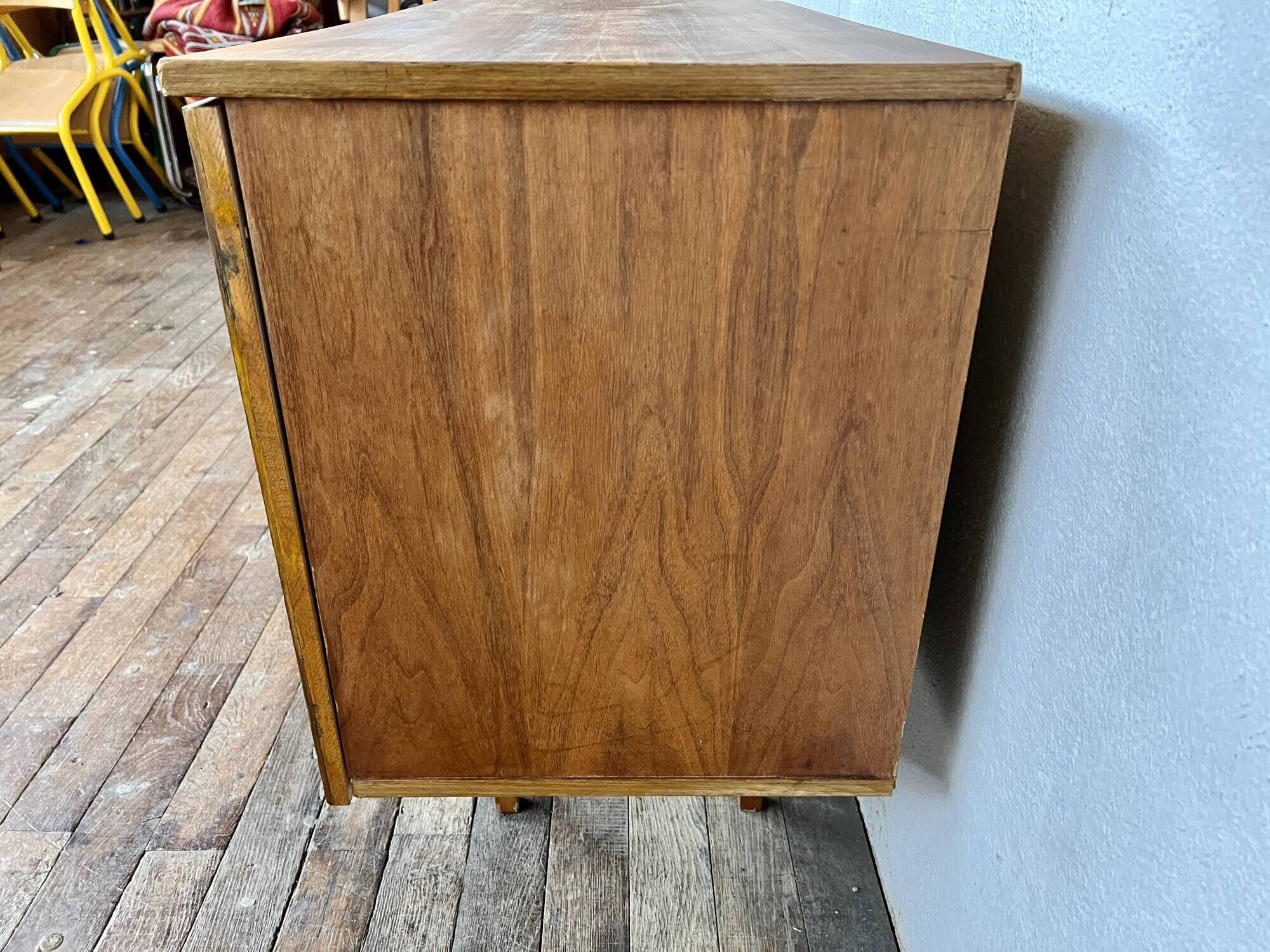 VINTAGE ENFILADE BAHUT TV STAND HIFI LEGRAND SCANDINAVE 1950