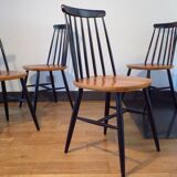 Set of 4 Scandinavian chairs