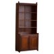 Rare high cabinet in teak by Martin Nyrop for Rud. Rasmussen, Denmark, early 20th century.