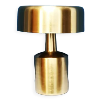 Golden metal lamp