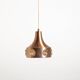 Swedish metal and glass pendant lamp, 1960s/70s