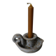 Cellar rat candle holder signed austruy